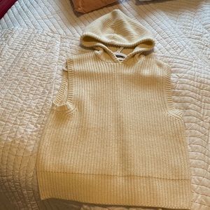 Cream Sweater Vest from Zara